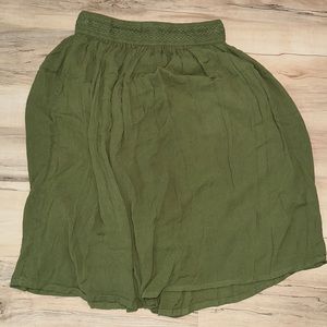 Green skirt size medium